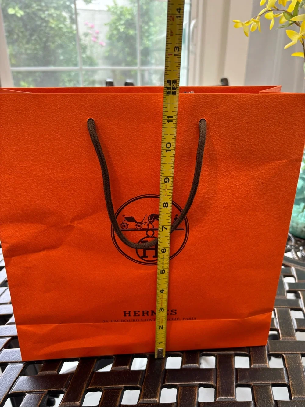 Hermes Gift bag with signature logo